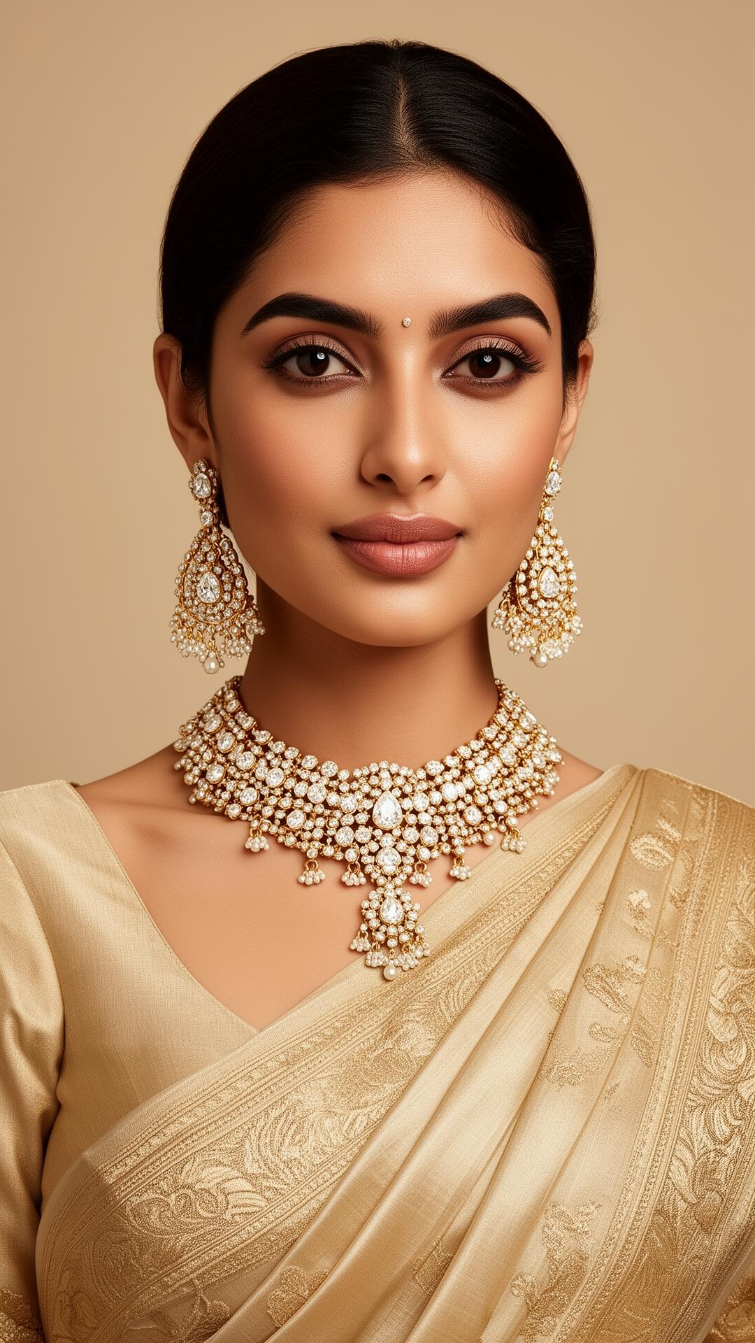 Model showcasing jewellery